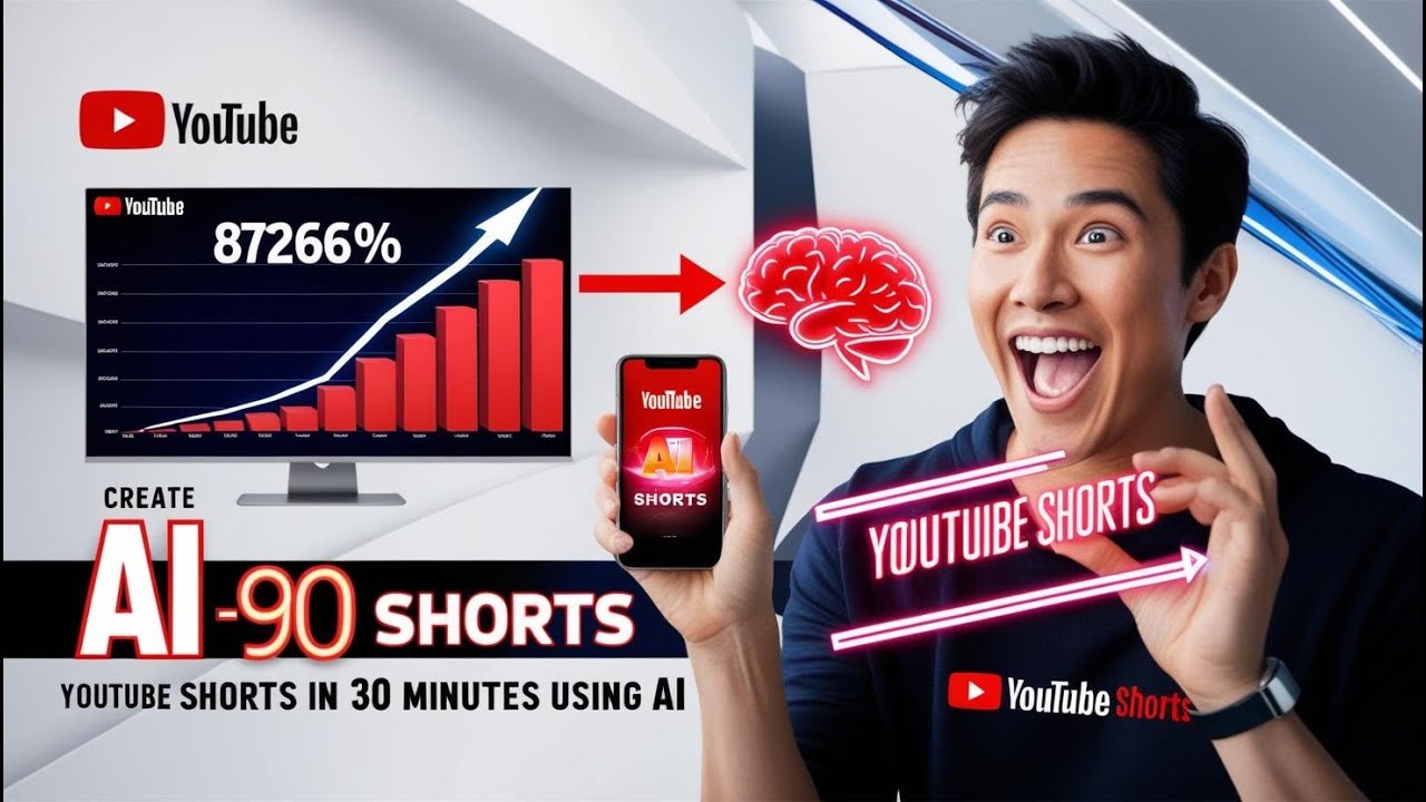 Create 90 YouTube Shorts in 30 Minutes with AI The Game Changer! - YouTube