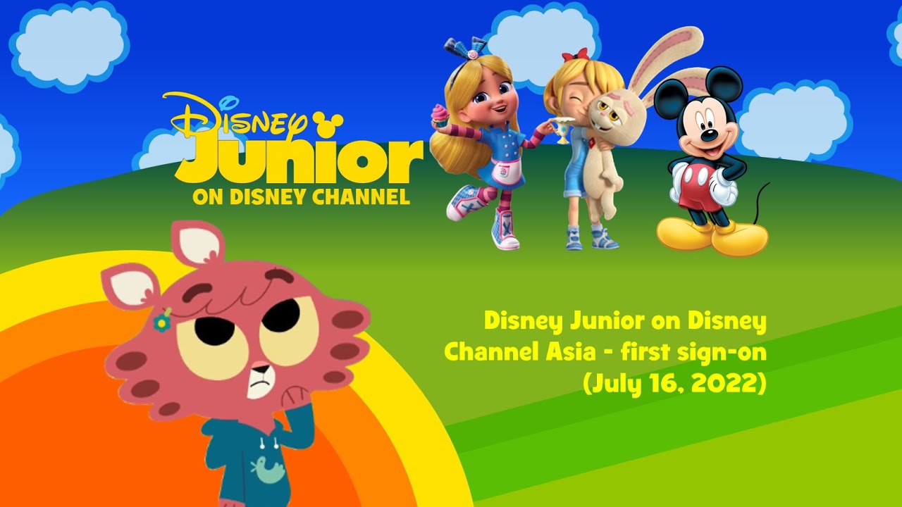 Disney Junior on Disney Channel Asia first signon (July 16, 2022
