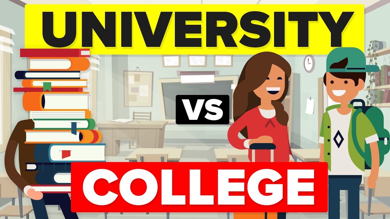 University VS College - What's The Difference? Education Comparison -  YouTube