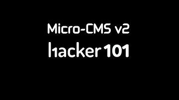 Micro-CMS v2 - Hacker101 CTF All Flags