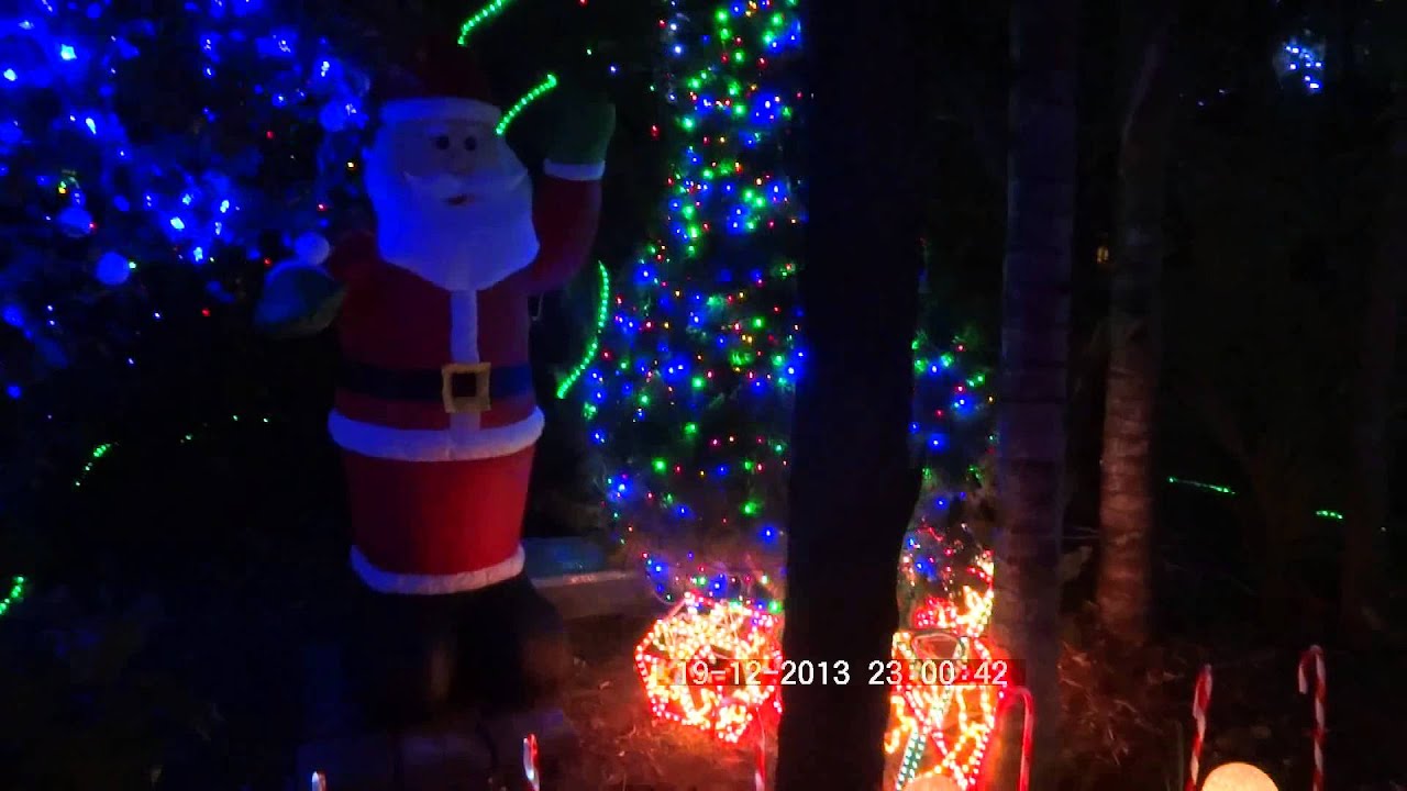 Xmas Lights Woodlands Park 2013 YouTube