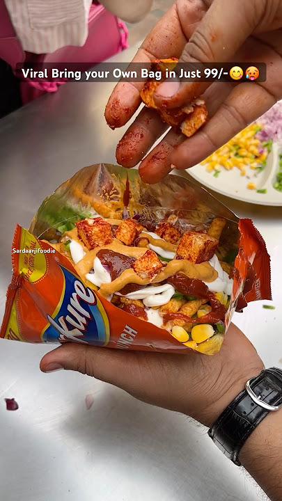 Viral Bring your own Bag in Just 99/-😋🥵 #food #desifoodbloggers #indianstreetfood #streetfood