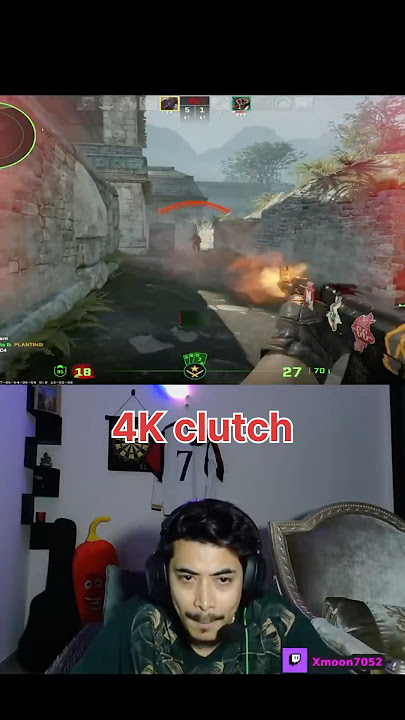 4K clutch #counterstrike2 #cs2 #twitchclips #gaming #shorts