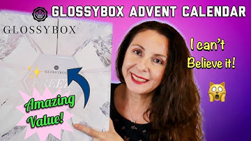 GLOSSYBOX ADVENT CALENDAR 2022 - This Is Worth £443 +They (Finally) Ship Internationally 🥳