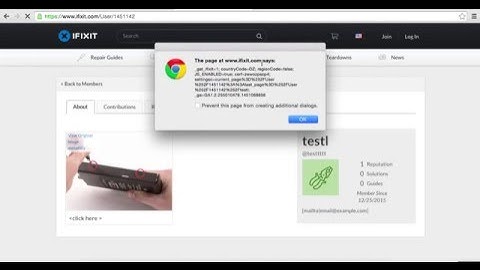 Ifixit [Bug Bounty Hacker]  #6 (2015/2016) - (My Profile) Persistent input Validation Vulnerability