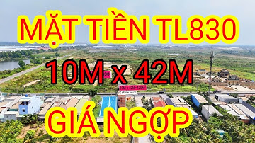 chủ ngợp cần bán lô đất mặt tiền tl 830 ấp 4 xã hũu thạnh | đức hòa | long an