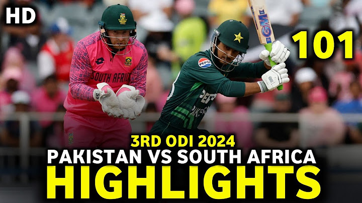 Pakistan vs South Africa 3rd ODI Highlights | PAK vs SA 2024 | PAK vs SA 3rd ODI Highlights 2024