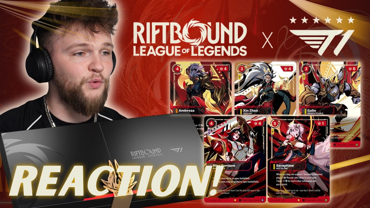 I REACTED to the NEW T1 x Riftbound Collection Box... It's INSANE! 🤯