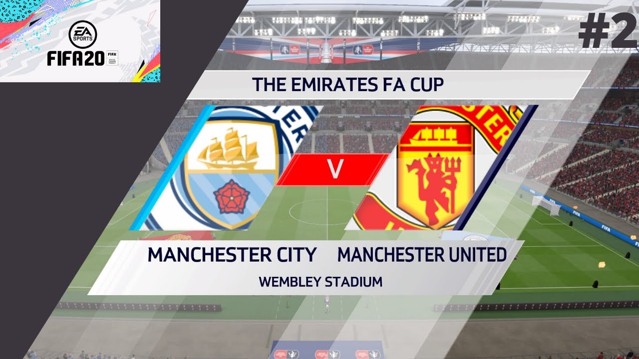 FIFA 20 GAMEPLAY || MANCHESTER UNITED vs MANCHESTER CITY || PS4 || EFA