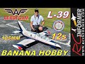 AEROFOAM / BANANA HOBBY L-39 CCCP 105mm 12s First Flight By: RCINFORMER