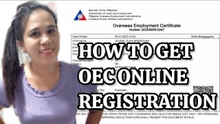 How To Get OEC ONLINE Registration 2023 / #OFW Hongkong / Jelene  Vlogs / Tutorial