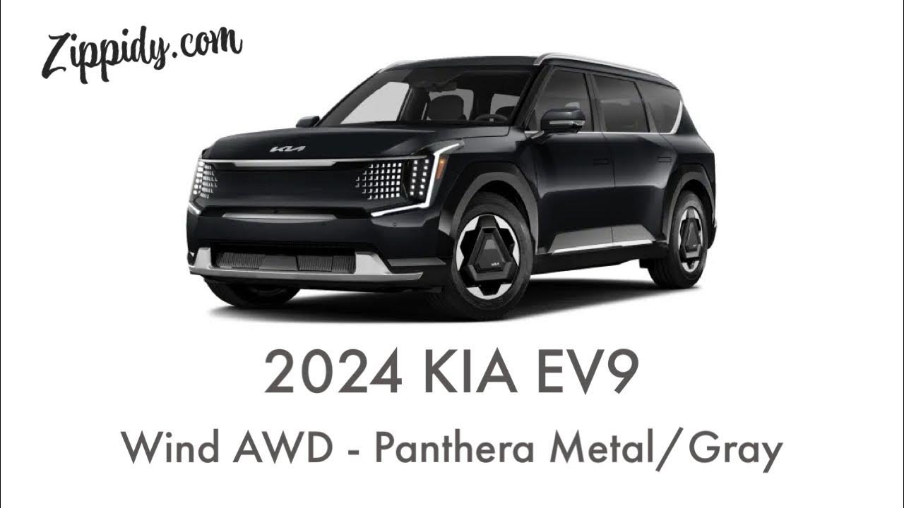 2024 Kia EV9 Wind AWD EV Long Range Panthera Metal w/Gray Interior Spotlight YouTube