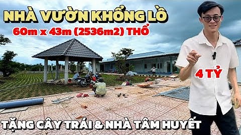 Tập 262 | Nhà Vườn (2536m2) Tặng Cây Ăn Trái Và Nhà Xây Tâm Huyết | Trường Sơn Bán Nhà Bình Chánh
