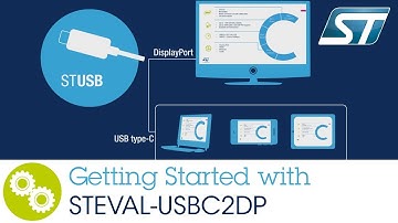 Getting started with STEVAL-USBC2DP (USB Type-C™ to DisplayPort™ adapter)