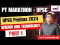 Pt marathon  upsc prelims 2024  science and technology part 1  ravi agrahari sir  ksg india