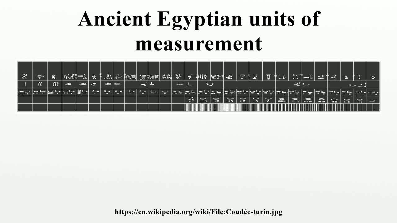Ancient Egyptian Units Of Measurement YouTube Ancient Egyptian Units Of Measurement YouTube