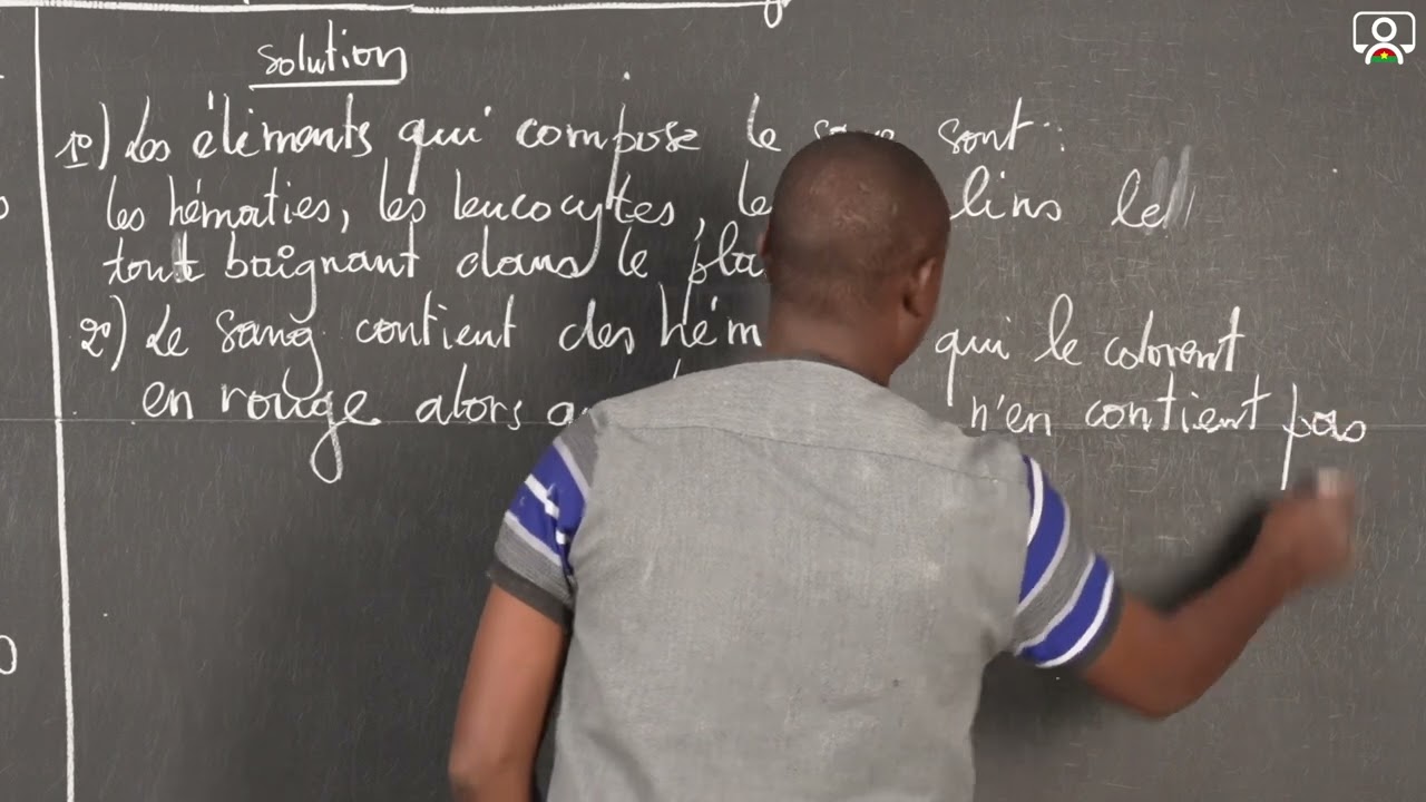 Exercice - 3e - SVT : Sang Groupes sanguins  anomalies du sang 1/1