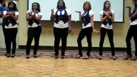 Zeta Phi Beta Sorority Inc. (Phi Epsilon Chapter) Spring 2009 Probate Video 4 of 5