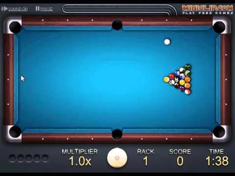Miniclip 8 Ball Pool Trickshot Break - YouTube