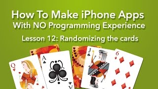 How To Make an App - Ep 12 - Randomizing the cards screenshot 2