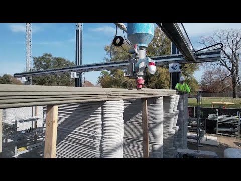 3D printing reaches new heights with two-story home