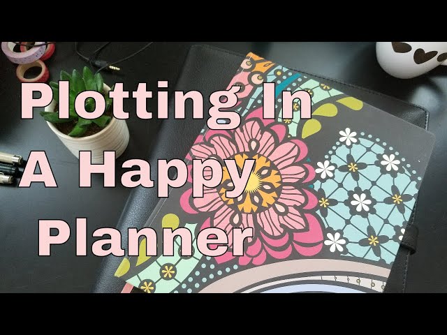How I Use An Old Happy Planner For Plotting 