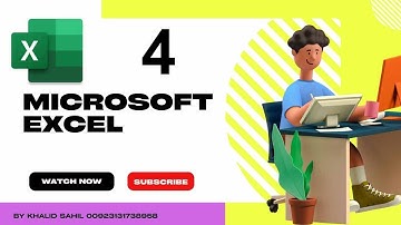 Microsoft Excel Tutorial in Pashto Part 4