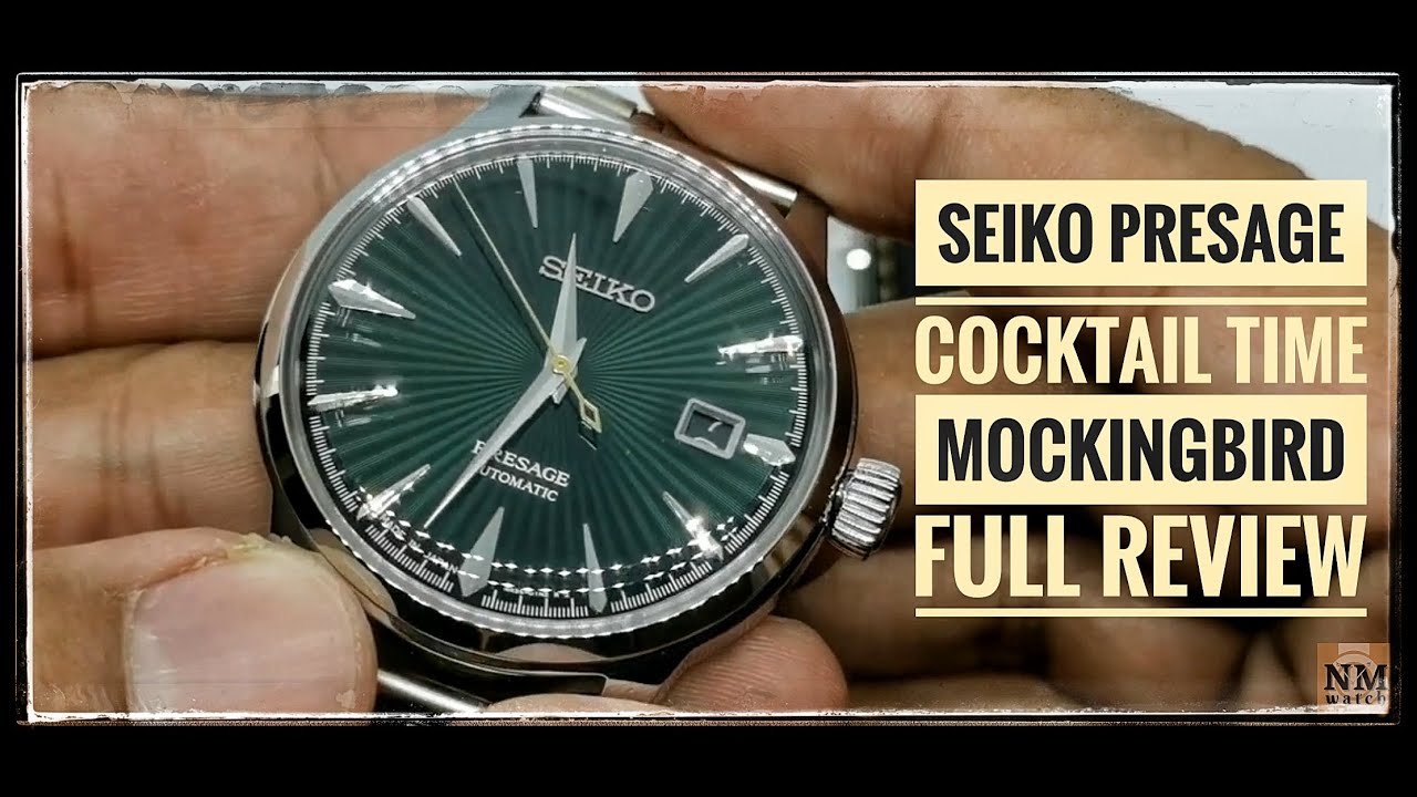 WATCH before you BUY: Seiko Presage Cocktail Time 'Mockingbird' SRPD37  #seikopresage - YouTube