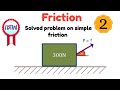 How to Calculate Frictional Force: Pulling a Box at an Angle | ADTW Study
