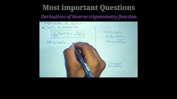 Differentiation of sec inverse x | Derivatives of inverse trigonometry function | Proved | #shorts