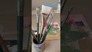 Painters Brushes #art #artisttools #shorts #paint #paintbrush #paintingtools #artstudio #studio