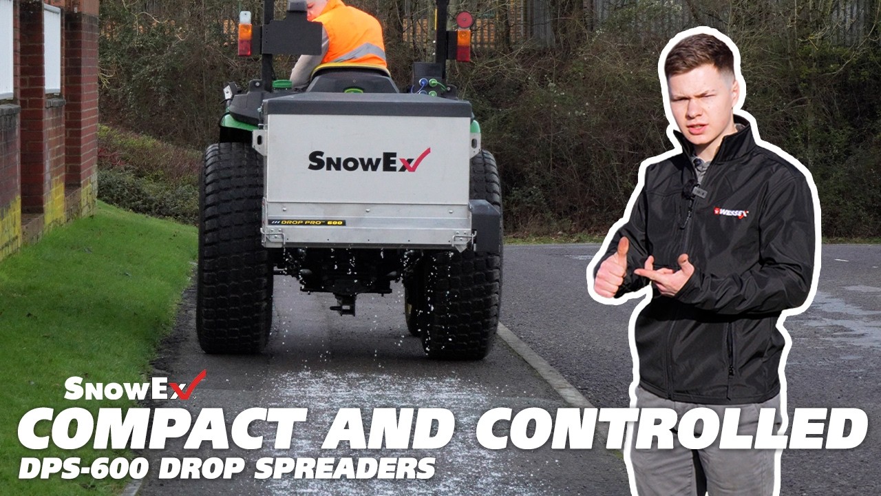 Обзор разбрасывателя соли SnowEx DPS-600 | Почему стоит выбрать разбрасыватель капельного типа?