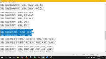 Presentasi Tugas Besar Mata Kuliah Pemrograman 5 Dengan Studi Kasus Database Bandara