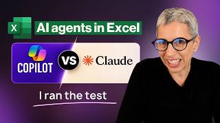 AI agents in Excel: Copilot vs Claude, I ran the test