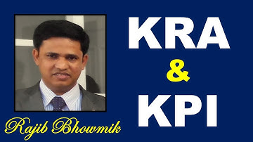 Concept of KRA and KPI or Difference between KRA and KPI with examples