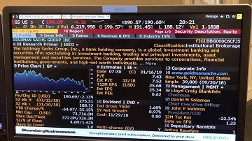 Bloomberg Terminal with Mr. Jauk