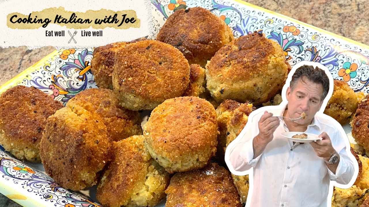 Eggplant Meatballs Cooking Italian with Joe YouTube