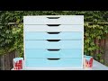 Apartment Makeover: DIY Ombre Dresser Apartment Makeover: DIY Ombre Dresser