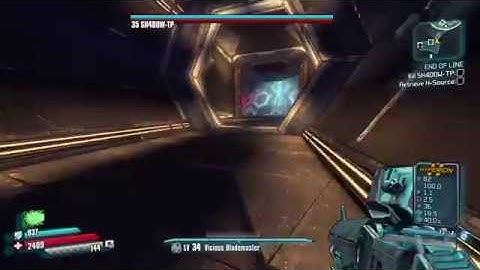 Borderlands: The Pre-Sequel Athena vs 5H4D0W-TP NVHM