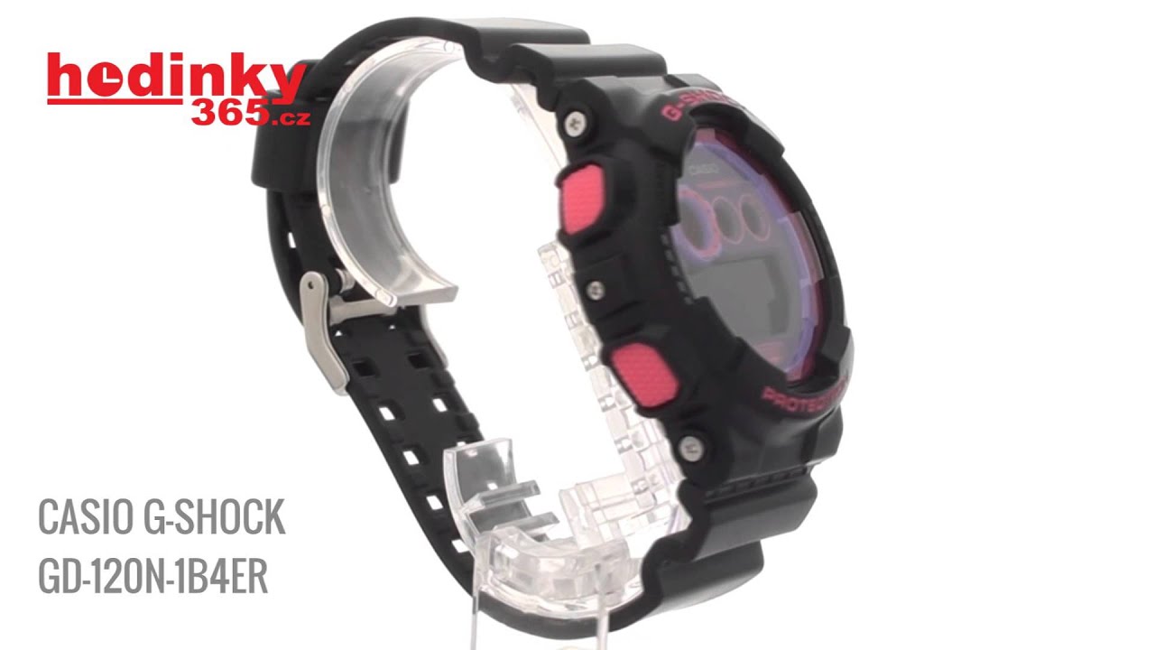 Casio G-Shock GD-120N-1B4ER - YouTube
