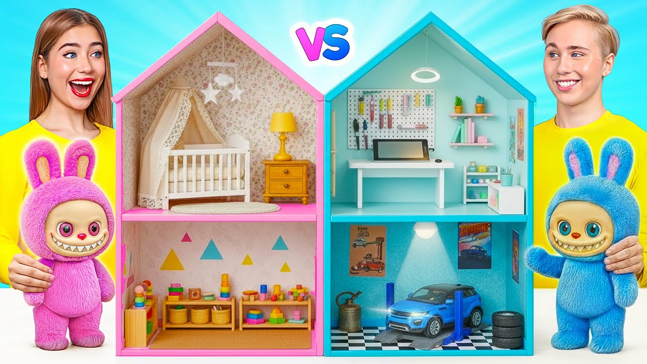 Строим Удивительный Кукольный Домик для Лабубу от TeenDO Challenge