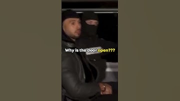 Leaked Footage of Andrew Tates Arrest!!!