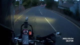 Wheelie BMW F800 GSA impennata