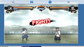 Sasuke vs danzo mugen test beta in android screenshot 3