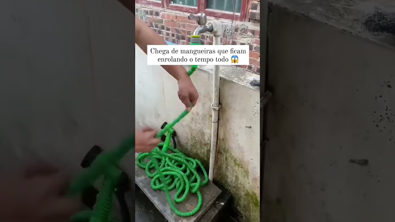 Mangueira mágica retrátil expansível para casa jardim na Shopee