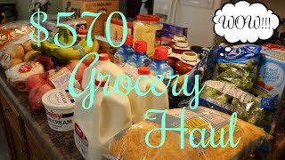 Grocery Haul || Over $570 || Sam's Club || Wal-Mart