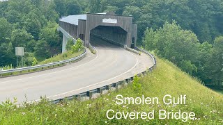 A Ride Across The Smolen Gulf Covered Bridge in Ashtabula, Ohio