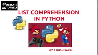 PYTHON FOR BEGINNERS - #26 | LIST COMPREHENSION