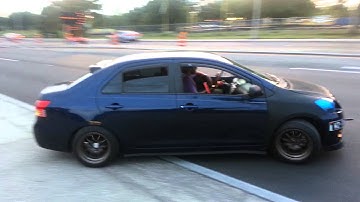 2008 yaris magnaflow exhaust with weapon r headers