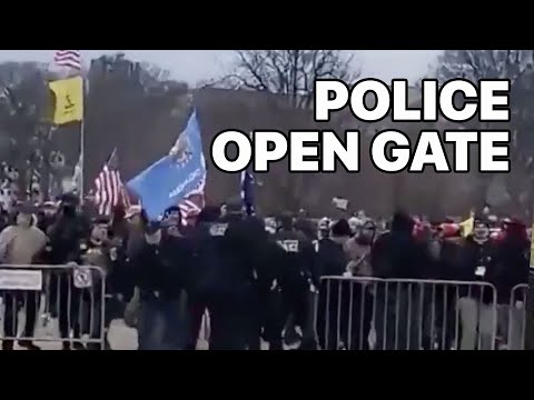 Capitol Police OPEN GATE for Trump Protesters: DC Lockdown RIOT COUP in Washington Inside Job!?